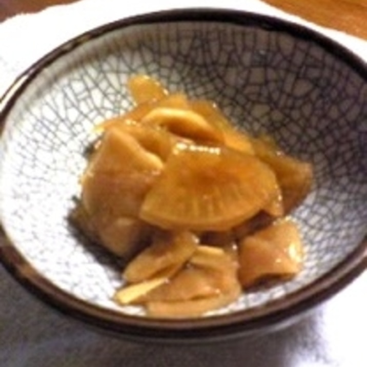 冬大根で作って長期保存も出来る佃煮 レシピ 作り方 By 菜翁が旨 楽天レシピ